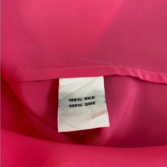 Bright pink Dianne vonfurstenberg silk blouse - Picture 5 of 10